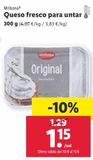 Oferta de Queso fresco Milbona por 1,15€ en Lidl