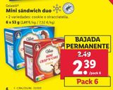 Oferta de Helado sandwich Gelatelli por 2,39€ en Lidl