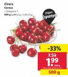 Oferta de Cerezas por 1,99€ en Lidl