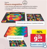 Oferta de Pizarra magnética Playtive por 9,99€ en Lidl