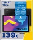 Oferta de Tablet TCL por 139€ en Euronics