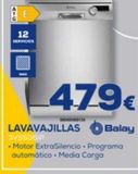 Oferta de Lavavajillas Balay por 479€ en Euronics