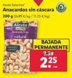 Oferta de Anacardos Alesto por 2,25€ en Lidl