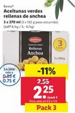 Oferta de Aceitunas rellenas de anchoa Baresa por 2,25€ en Lidl