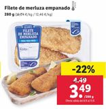 Oferta de Filetes de merluza por 3,49€ en Lidl