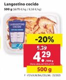 Oferta de Langostinos cocidos por 4,29€ en Lidl