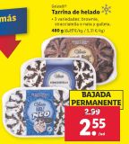 Oferta de Tarrina de helado Gelatelli por 2,55€ en Lidl