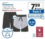 Oferta de Pantalones Pepperts por 7,99€ en Lidl