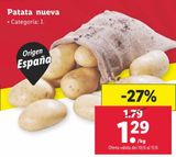 Oferta de Patatas por 1,29€ en Lidl