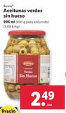 Oferta de Aceitunas sin hueso Baresa por 2,49€ en Lidl