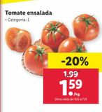 Oferta de Tomate ensalada por 1,59€ en Lidl