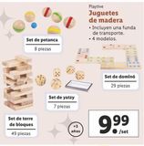 Oferta de Juguetes de madera Playtive por 9,99€ en Lidl