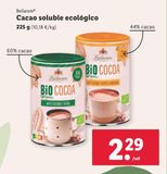 Oferta de Cacao soluble Bellarom por 2,29€ en Lidl