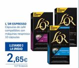 Oferta de Cápsulas de café l'or por 2,65€ en Supermercados Plaza