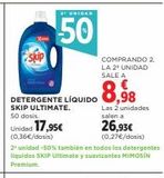 Oferta de Detergente líquido Skip en El Corte Inglés