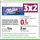 Oferta de Chocolate con leche  en El Corte Inglés
