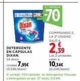 Oferta de Detergente en cápsulas Dixan en El Corte Inglés
