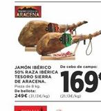 Oferta de Jamón ibérico de cebo sierra en Supercor