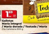 Oferta de Galletas María integral /maria dorada /tostada / maria  por 1€ en Dia