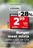 Oferta de Hamburguesas Dia por 2,99€ en Dia