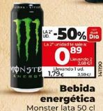 Oferta de Bebida energética Monster por 1,79€ en Dia