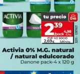 Oferta de Yogur Activia por 2,39€ en Dia