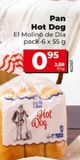 Oferta de Pan de hot dogs Dia por 0,95€ en Dia