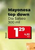 Oferta de Mayonesa por 1,29€ en Dia