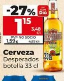 Oferta de Cerveza con tequila Desperados por 1,15€ en Dia