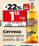 Oferta de Cerveza con tequila Desperados por 1,15€ en Dia