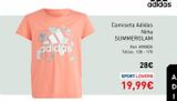 Oferta de Camiseta niña Adidas por 19,99€ en Intersport
