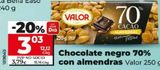 Oferta de Chocolate negro Valor por 3,79€ en Dia