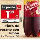 Oferta de Tinto de verano La Casera por 2,25€ en Dia