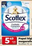 Oferta de Papel higiénico Scottex por 5,49€ en Dia
