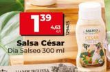 Oferta de Salsa césar Dia por 1,39€ en Dia