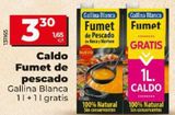 Oferta de Caldo de pescado Gallina Blanca por 3,3€ en Dia