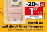 Oferta de Jamón de pavo Dia por 1,59€ en Dia