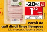 Oferta de Jamón de pavo Dia por 1,65€ en Dia