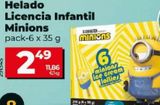 Oferta de Helados Minions por 2,49€ en Dia