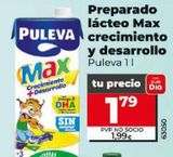 Oferta de Preparado lacteo max crecimiento y desarrollo por 1,79€ en Dia