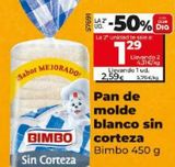 Oferta de Pan de molde Bimbo por 2,59€ en Dia