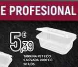 Oferta de 5,39  TARRINA PET ECO S NEVADA 1000 CC 50 UDS.  en Comerco Cash & Carry
