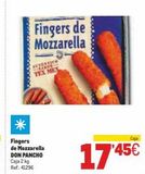 Oferta de AUTENTICO  TEX MEX  Fingers de Mozzarella  Caja  17.45€  en Makro