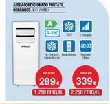 Oferta de Aire acondicionado portátil Orbegozo por 289€ en Milar
