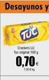 Oferta de Crackers LU Tuc original 100 g  0,70€  7,00 € kg  en Froiz