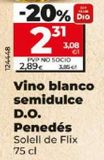 Oferta de Vino blanco Solell de Flix  por 2,31€ en Dia