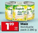 Oferta de Maíz dulce Bonduelle por 1,99€ en Dia