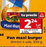 Oferta de Pan de hamburguesa por 2,24€ en Dia