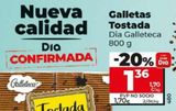 Oferta de Galletas tostadas Dia por 1,36€ en Dia