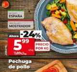 Oferta de Pechuga de pollo por 5,99€ en Dia